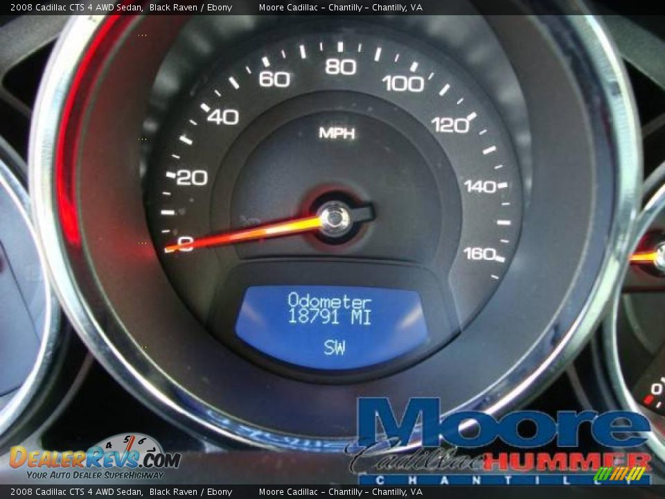 2008 Cadillac CTS 4 AWD Sedan Black Raven / Ebony Photo #20