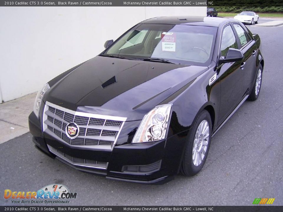2010 Cadillac CTS 3.0 Sedan Black Raven / Cashmere/Cocoa Photo #1