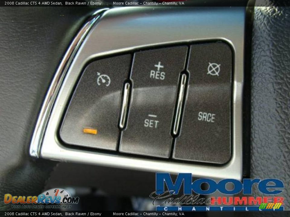 2008 Cadillac CTS 4 AWD Sedan Black Raven / Ebony Photo #21