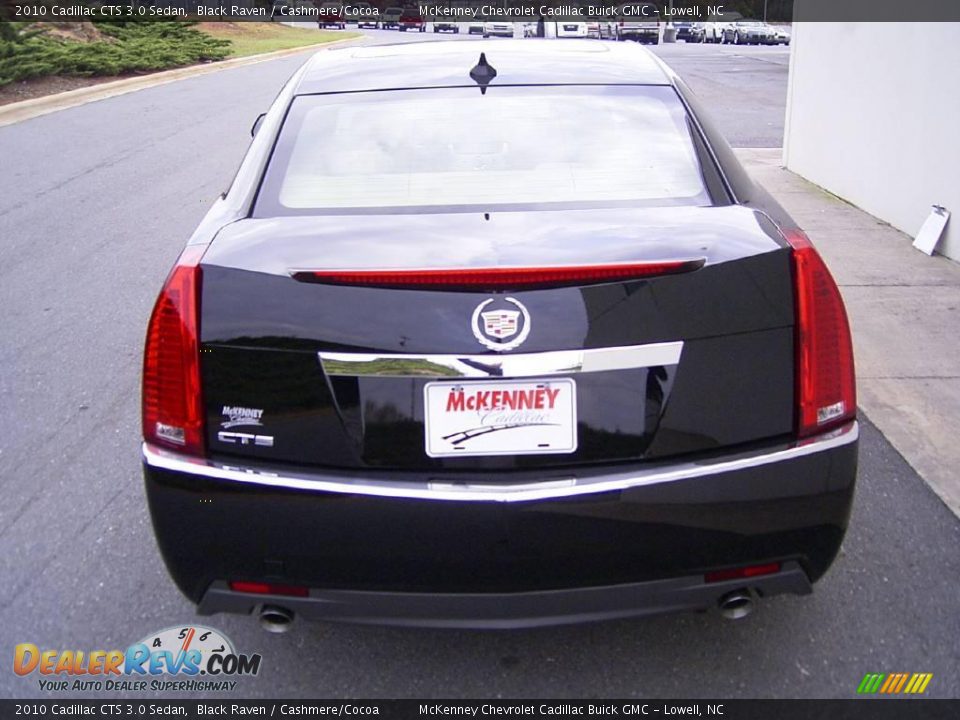 2010 Cadillac CTS 3.0 Sedan Black Raven / Cashmere/Cocoa Photo #3