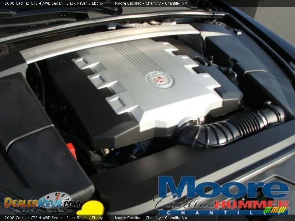 2008 Cadillac CTS 4 AWD Sedan Black Raven / Ebony Photo #23