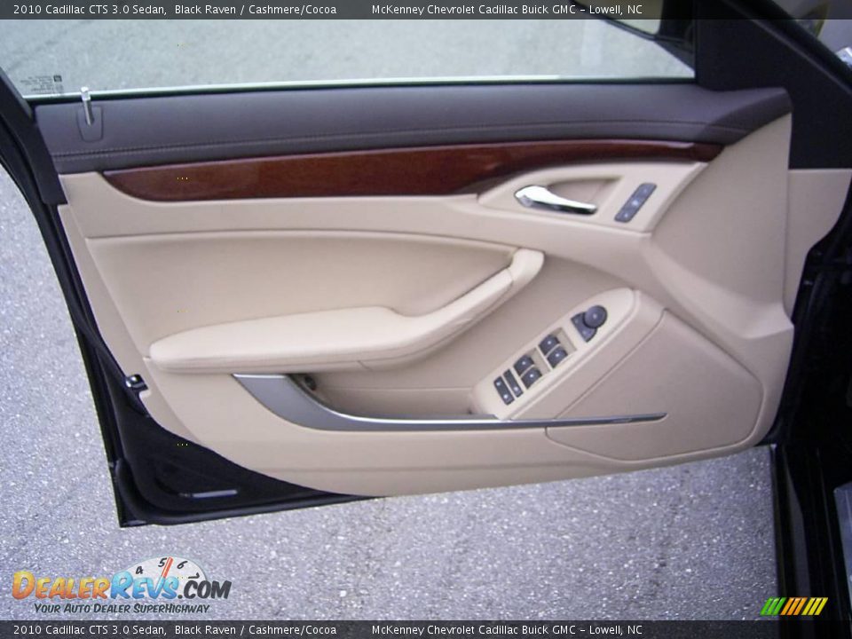 2010 Cadillac CTS 3.0 Sedan Black Raven / Cashmere/Cocoa Photo #7