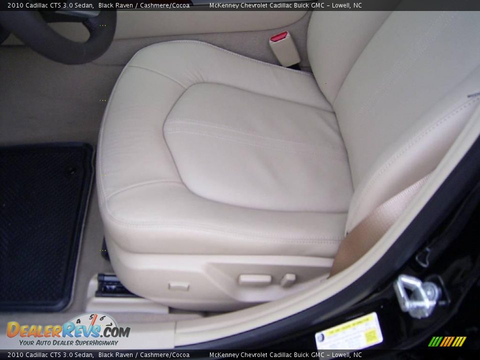 2010 Cadillac CTS 3.0 Sedan Black Raven / Cashmere/Cocoa Photo #8