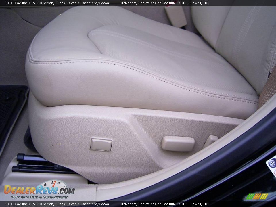 2010 Cadillac CTS 3.0 Sedan Black Raven / Cashmere/Cocoa Photo #9