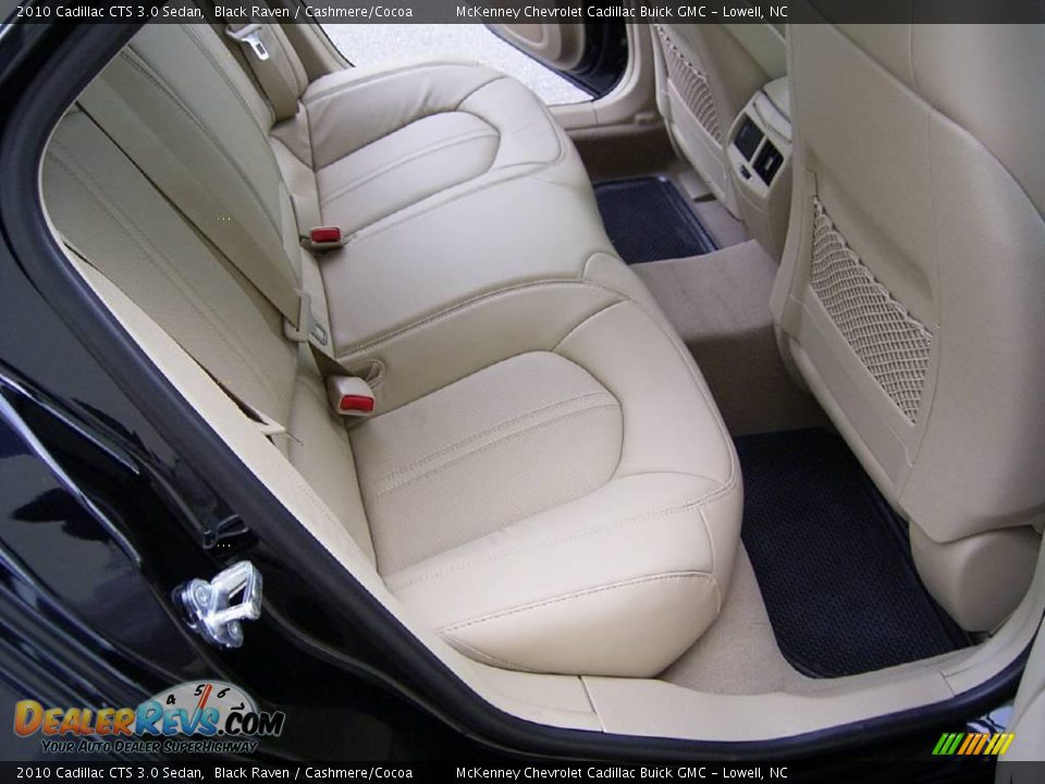 2010 Cadillac CTS 3.0 Sedan Black Raven / Cashmere/Cocoa Photo #13