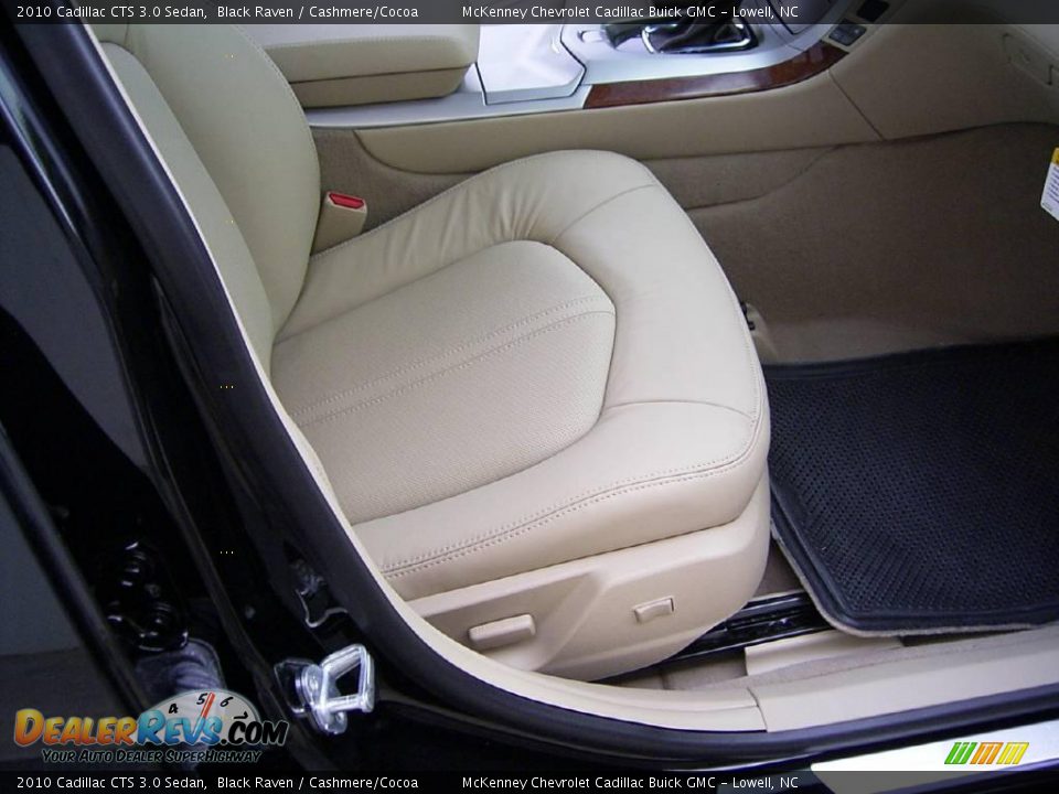 2010 Cadillac CTS 3.0 Sedan Black Raven / Cashmere/Cocoa Photo #14
