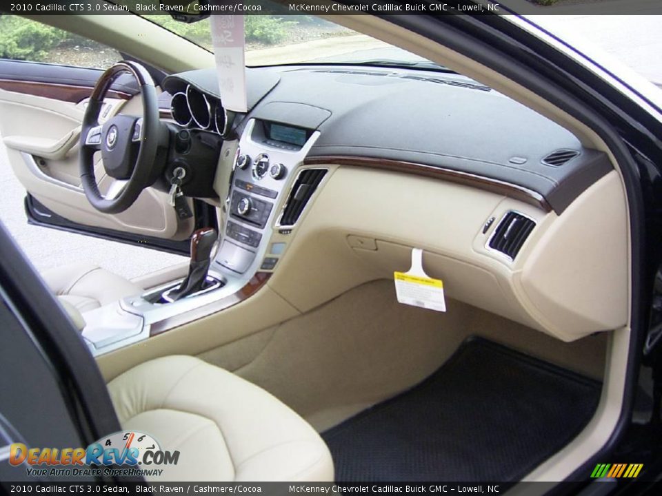 2010 Cadillac CTS 3.0 Sedan Black Raven / Cashmere/Cocoa Photo #15
