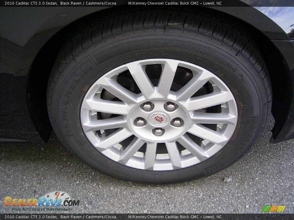 2010 Cadillac CTS 3.0 Sedan Black Raven / Cashmere/Cocoa Photo #16