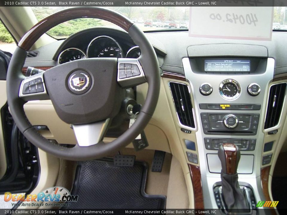 2010 Cadillac CTS 3.0 Sedan Black Raven / Cashmere/Cocoa Photo #20