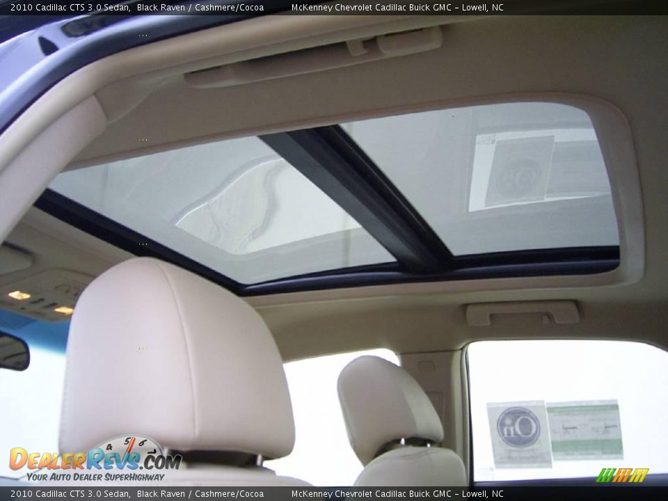 2010 Cadillac CTS 3.0 Sedan Black Raven / Cashmere/Cocoa Photo #21