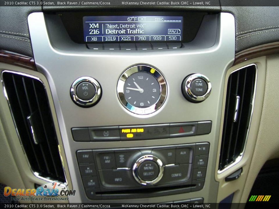 2010 Cadillac CTS 3.0 Sedan Black Raven / Cashmere/Cocoa Photo #23