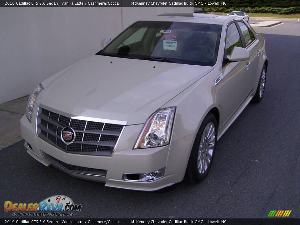 2010 Cadillac CTS 3.0 Sedan Vanilla Latte / Cashmere/Cocoa Photo #1
