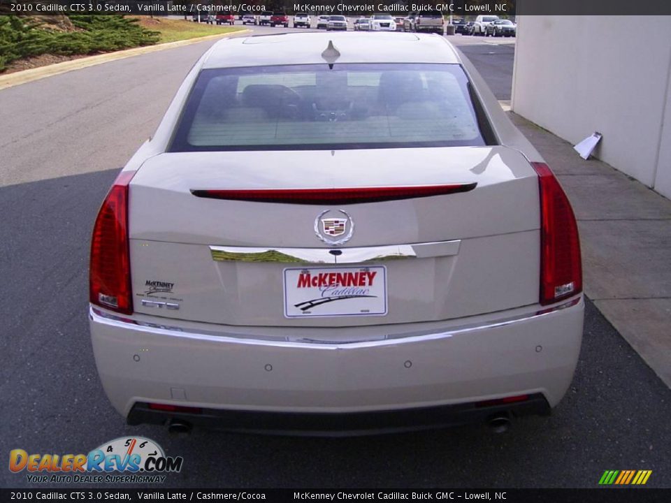 2010 Cadillac CTS 3.0 Sedan Vanilla Latte / Cashmere/Cocoa Photo #3