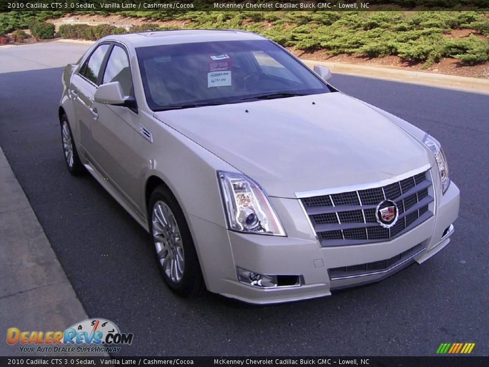 2010 Cadillac CTS 3.0 Sedan Vanilla Latte / Cashmere/Cocoa Photo #5