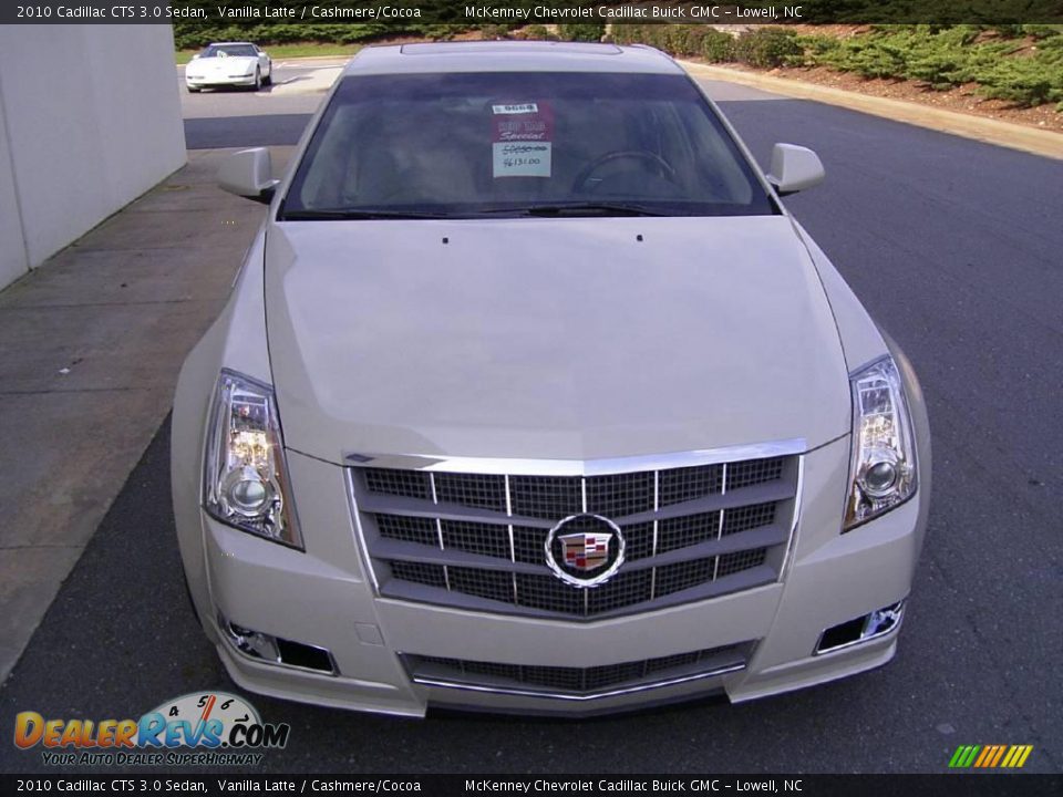 2010 Cadillac CTS 3.0 Sedan Vanilla Latte / Cashmere/Cocoa Photo #6