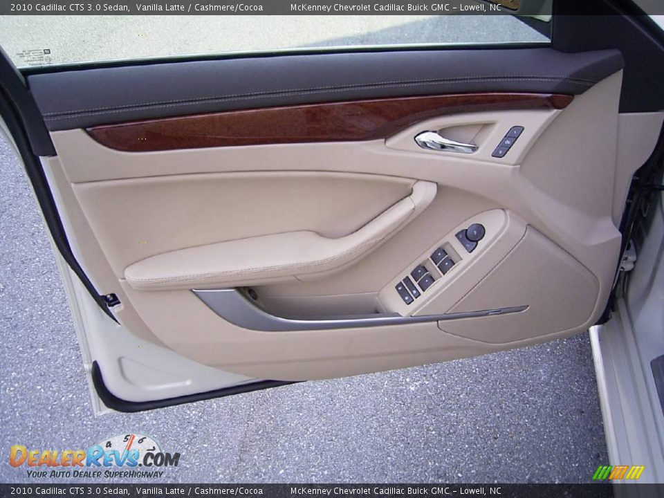 2010 Cadillac CTS 3.0 Sedan Vanilla Latte / Cashmere/Cocoa Photo #7