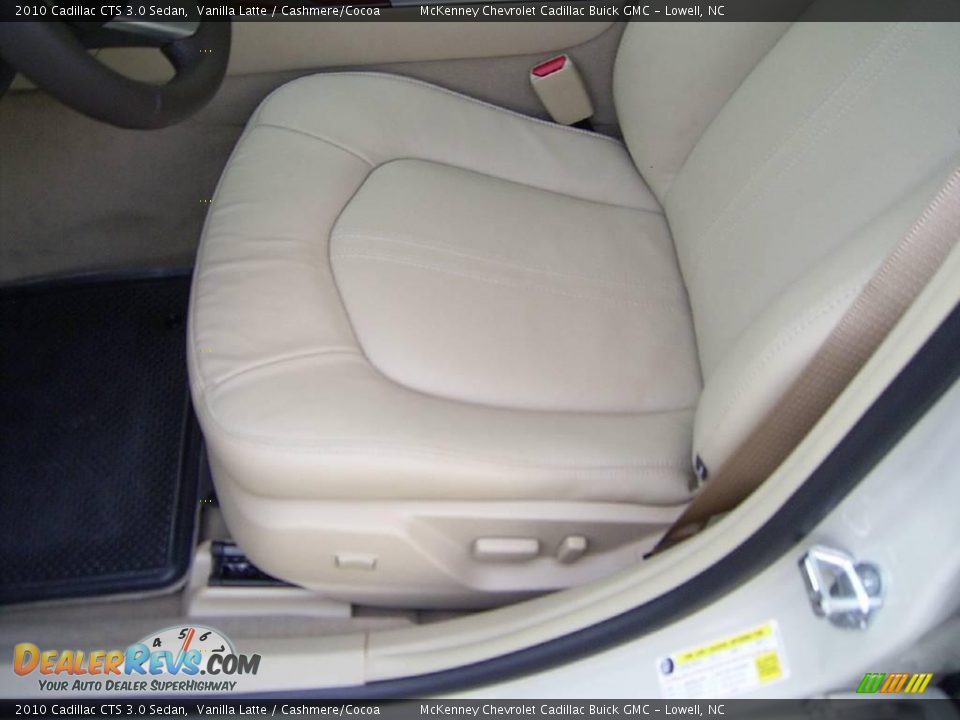 2010 Cadillac CTS 3.0 Sedan Vanilla Latte / Cashmere/Cocoa Photo #8