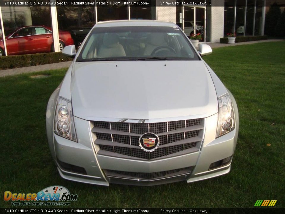 2010 Cadillac CTS 4 3.0 AWD Sedan Radiant Silver Metallic / Light Titanium/Ebony Photo #2