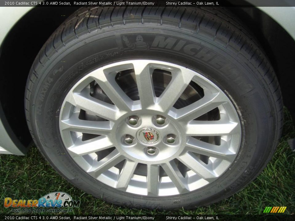 2010 Cadillac CTS 4 3.0 AWD Sedan Radiant Silver Metallic / Light Titanium/Ebony Photo #7