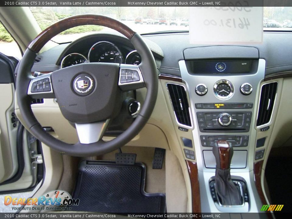2010 Cadillac CTS 3.0 Sedan Vanilla Latte / Cashmere/Cocoa Photo #20