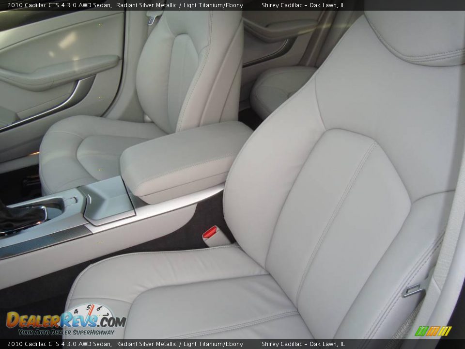 2010 Cadillac CTS 4 3.0 AWD Sedan Radiant Silver Metallic / Light Titanium/Ebony Photo #11