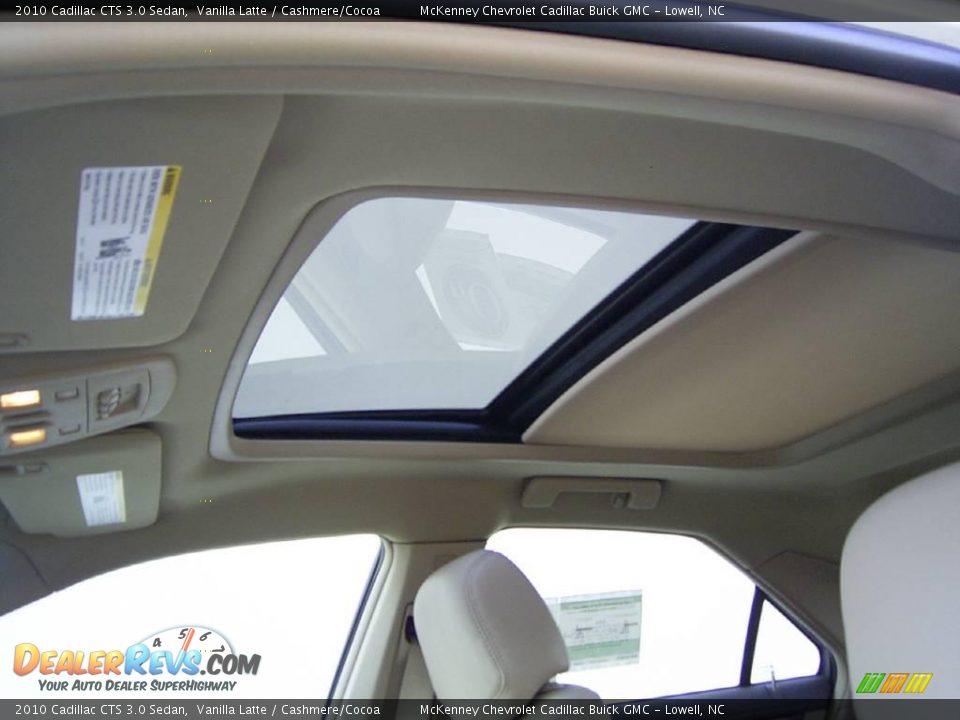 2010 Cadillac CTS 3.0 Sedan Vanilla Latte / Cashmere/Cocoa Photo #21