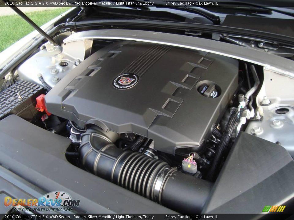 2010 Cadillac CTS 4 3.0 AWD Sedan Radiant Silver Metallic / Light Titanium/Ebony Photo #12