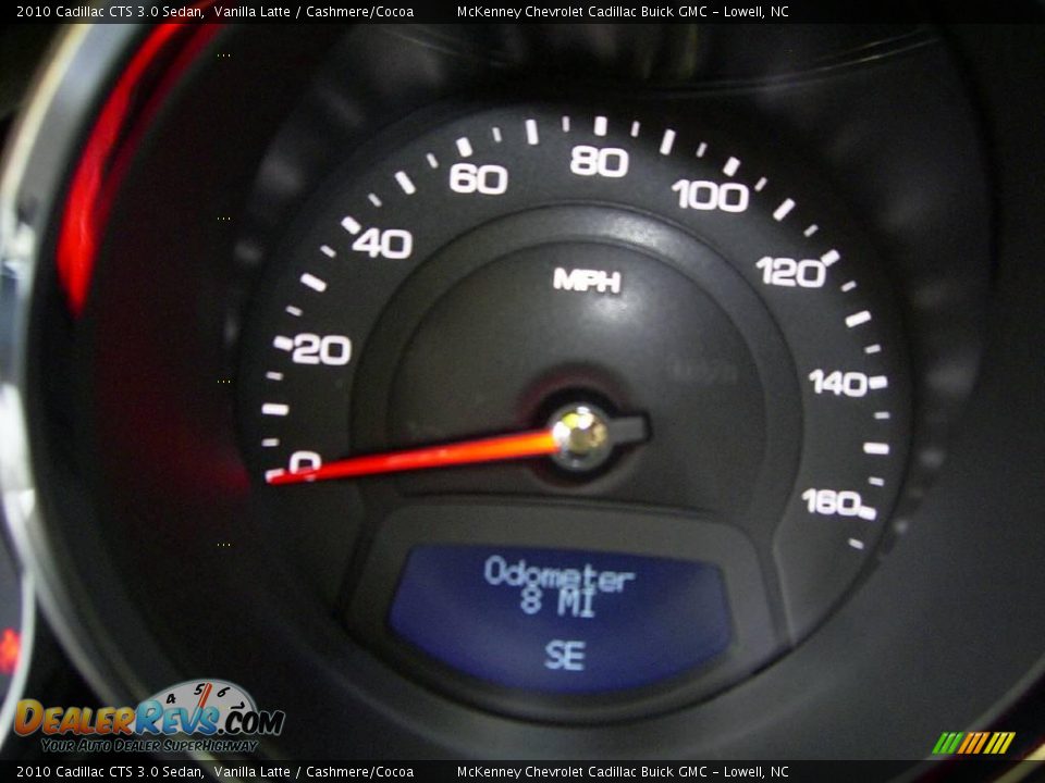 2010 Cadillac CTS 3.0 Sedan Vanilla Latte / Cashmere/Cocoa Photo #24