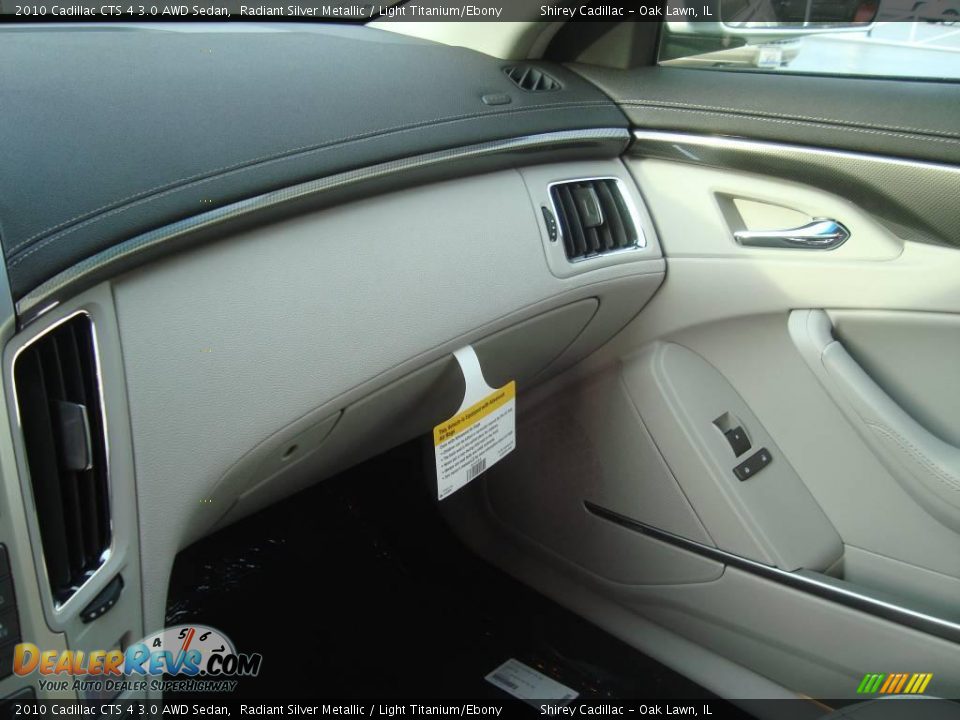 2010 Cadillac CTS 4 3.0 AWD Sedan Radiant Silver Metallic / Light Titanium/Ebony Photo #16