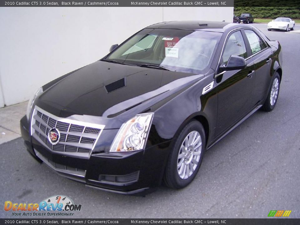 2010 Cadillac CTS 3.0 Sedan Black Raven / Cashmere/Cocoa Photo #1