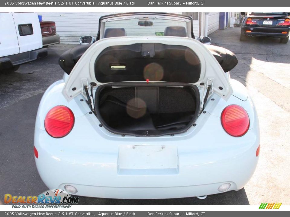 2005 Volkswagen New Beetle GLS 1.8T Convertible Aquarius Blue / Black Photo #7