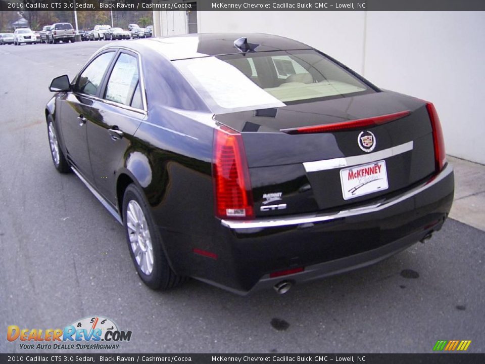 2010 Cadillac CTS 3.0 Sedan Black Raven / Cashmere/Cocoa Photo #2