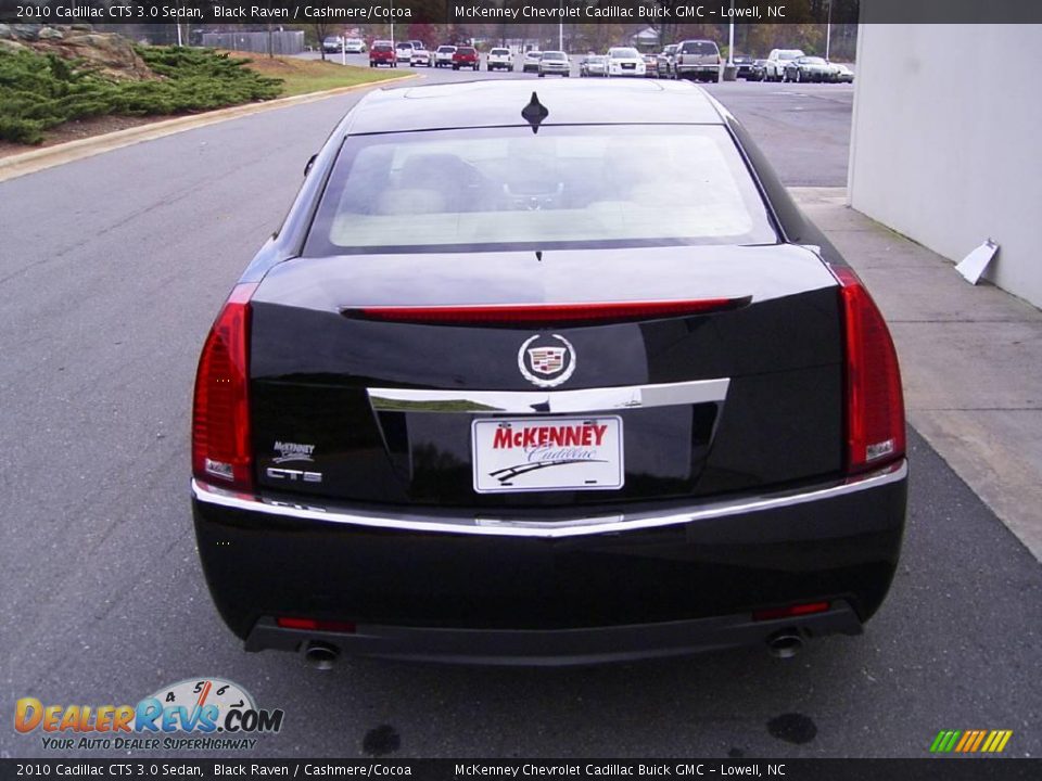 2010 Cadillac CTS 3.0 Sedan Black Raven / Cashmere/Cocoa Photo #3
