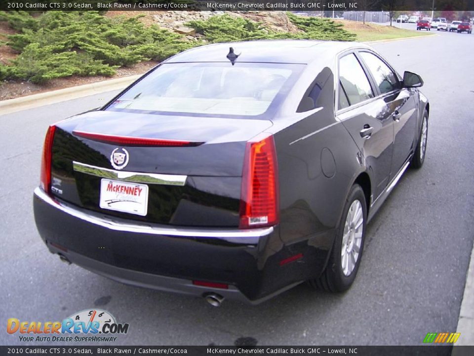 2010 Cadillac CTS 3.0 Sedan Black Raven / Cashmere/Cocoa Photo #4