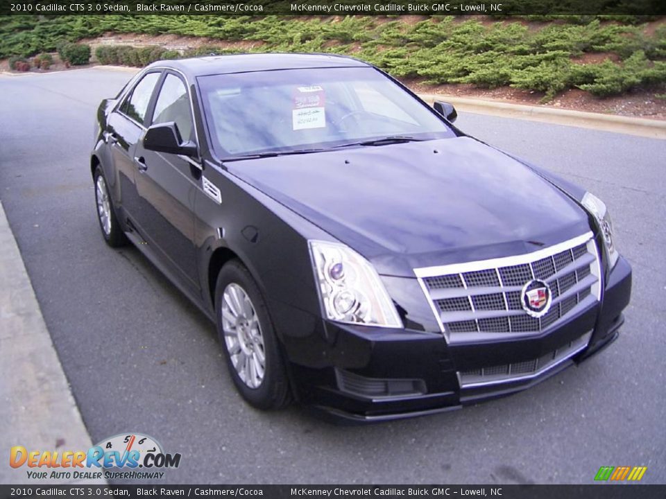 2010 Cadillac CTS 3.0 Sedan Black Raven / Cashmere/Cocoa Photo #5