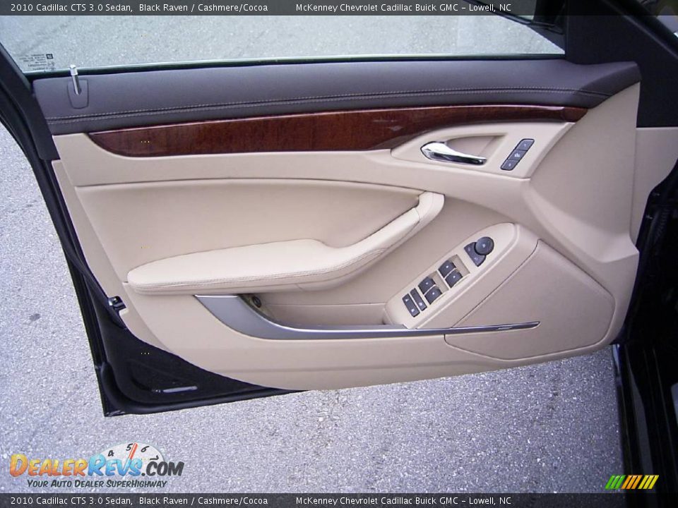 2010 Cadillac CTS 3.0 Sedan Black Raven / Cashmere/Cocoa Photo #7