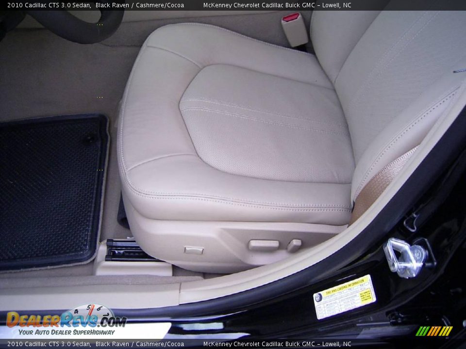 2010 Cadillac CTS 3.0 Sedan Black Raven / Cashmere/Cocoa Photo #8