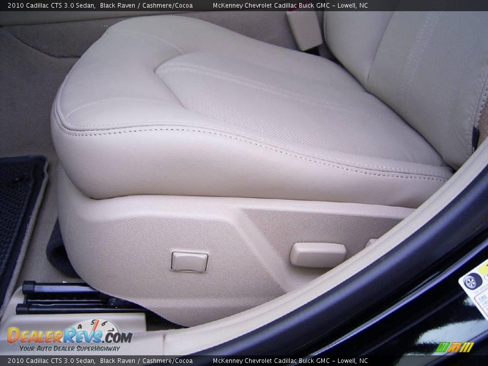 2010 Cadillac CTS 3.0 Sedan Black Raven / Cashmere/Cocoa Photo #9