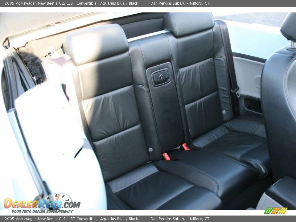 2005 Volkswagen New Beetle GLS 1.8T Convertible Aquarius Blue / Black Photo #15