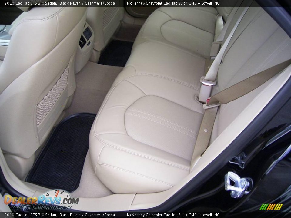 2010 Cadillac CTS 3.0 Sedan Black Raven / Cashmere/Cocoa Photo #11