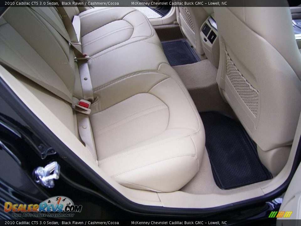 2010 Cadillac CTS 3.0 Sedan Black Raven / Cashmere/Cocoa Photo #13