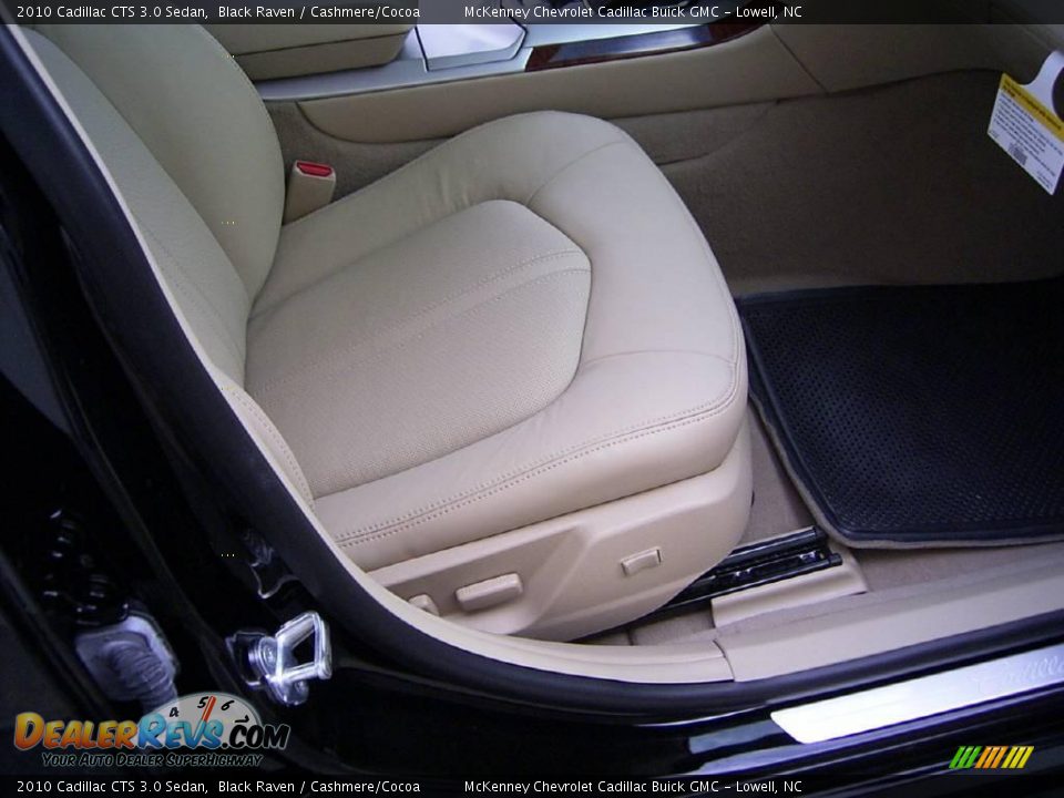 2010 Cadillac CTS 3.0 Sedan Black Raven / Cashmere/Cocoa Photo #14
