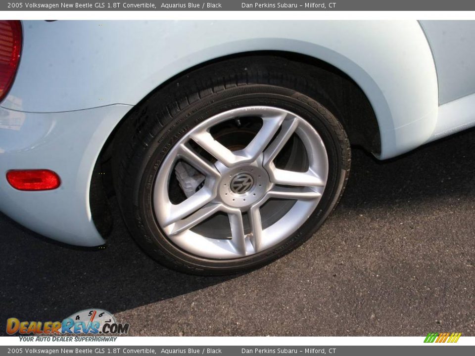 2005 Volkswagen New Beetle GLS 1.8T Convertible Aquarius Blue / Black Photo #20