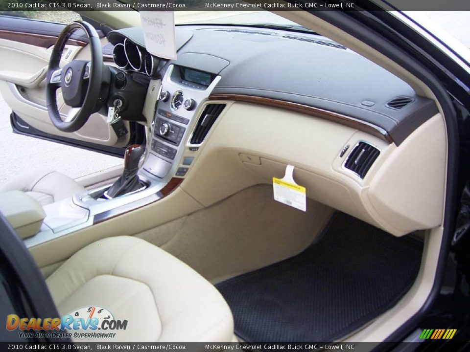 2010 Cadillac CTS 3.0 Sedan Black Raven / Cashmere/Cocoa Photo #15