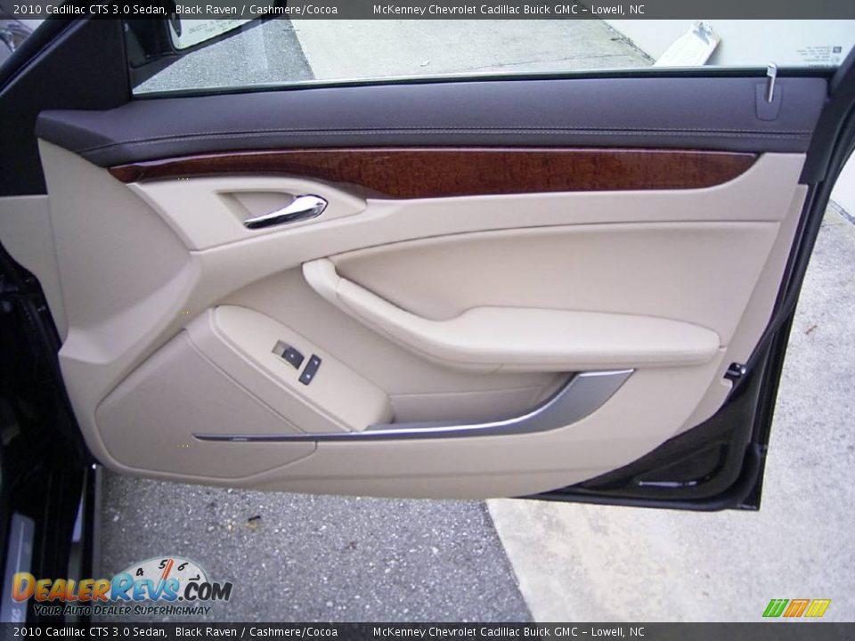 2010 Cadillac CTS 3.0 Sedan Black Raven / Cashmere/Cocoa Photo #16