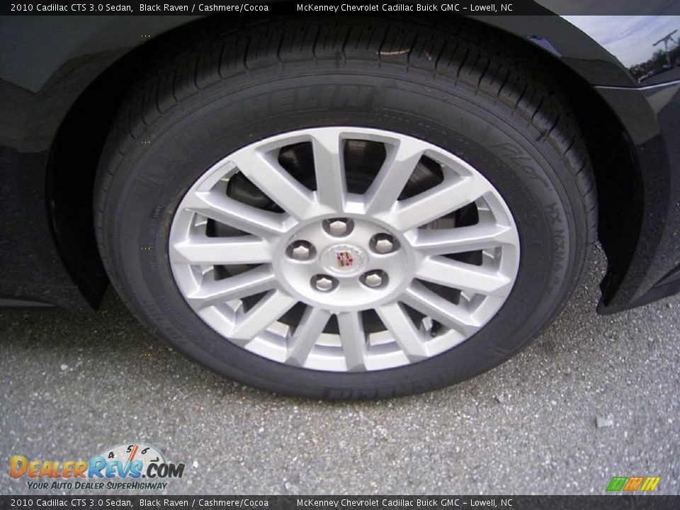 2010 Cadillac CTS 3.0 Sedan Black Raven / Cashmere/Cocoa Photo #17