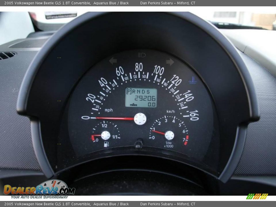 2005 Volkswagen New Beetle GLS 1.8T Convertible Aquarius Blue / Black Photo #23