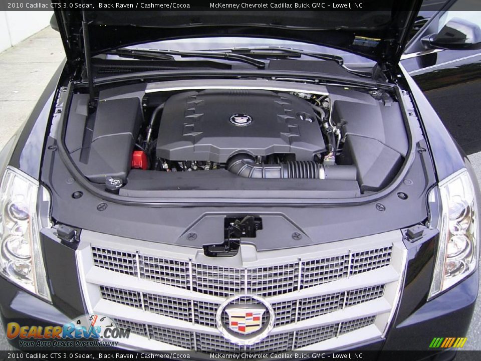 2010 Cadillac CTS 3.0 Sedan Black Raven / Cashmere/Cocoa Photo #19