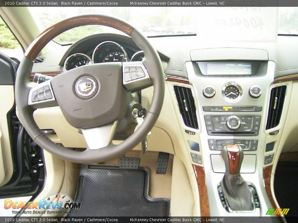 2010 Cadillac CTS 3.0 Sedan Black Raven / Cashmere/Cocoa Photo #21