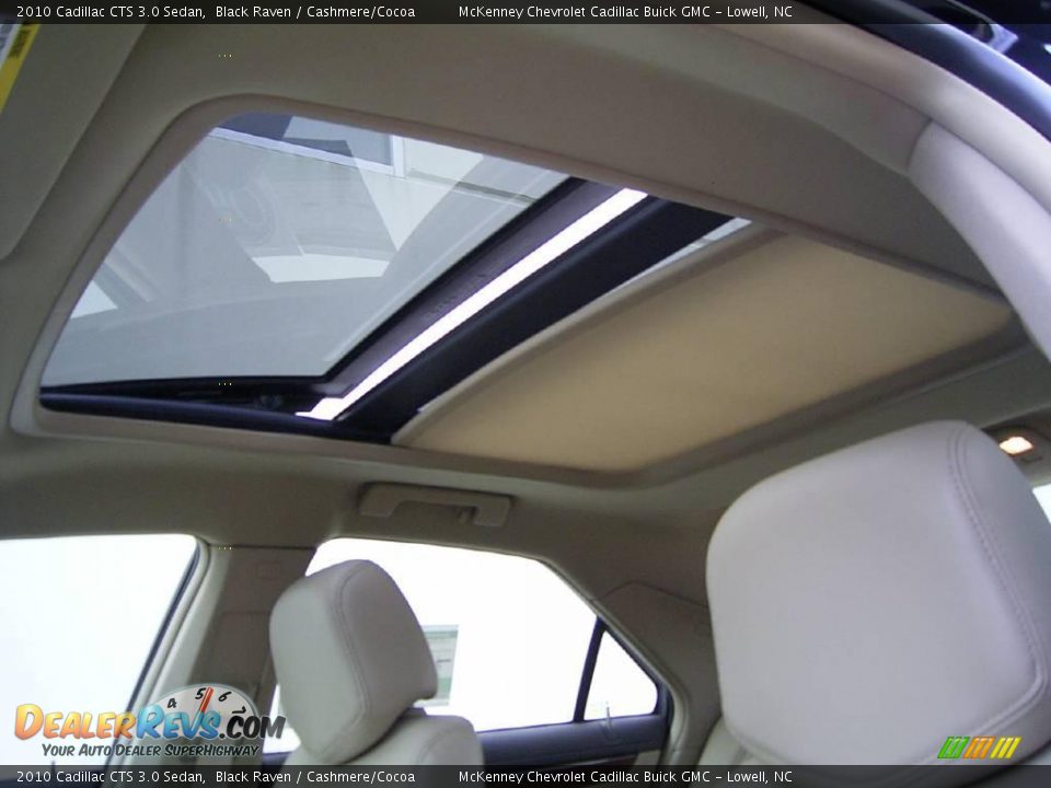 2010 Cadillac CTS 3.0 Sedan Black Raven / Cashmere/Cocoa Photo #22